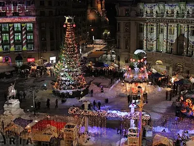 PMB organizează evenimente de Crăciun în Pța. Universității, Centrul Vechi și pe Bd. Decebal. / Foto: digi24.ro