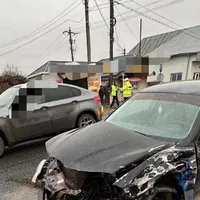 Poliţiştii fac cercetări pentru a stabili cu exactitate împrejurările în care a avut loc evenimentul rutier - Foto: IPJ Vrancea