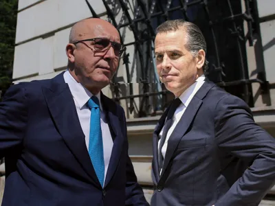 Puiu Popovici și Hunter Biden - Foto: Profimedia images