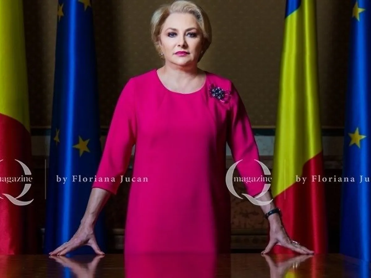 Imagine din interviul elogios cu Viorica Dăncilă. Foto Q Magazin
