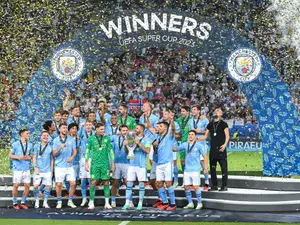 Manchester City a câștigat în premieră Supercupa Europei - Foto: Profimedia Images