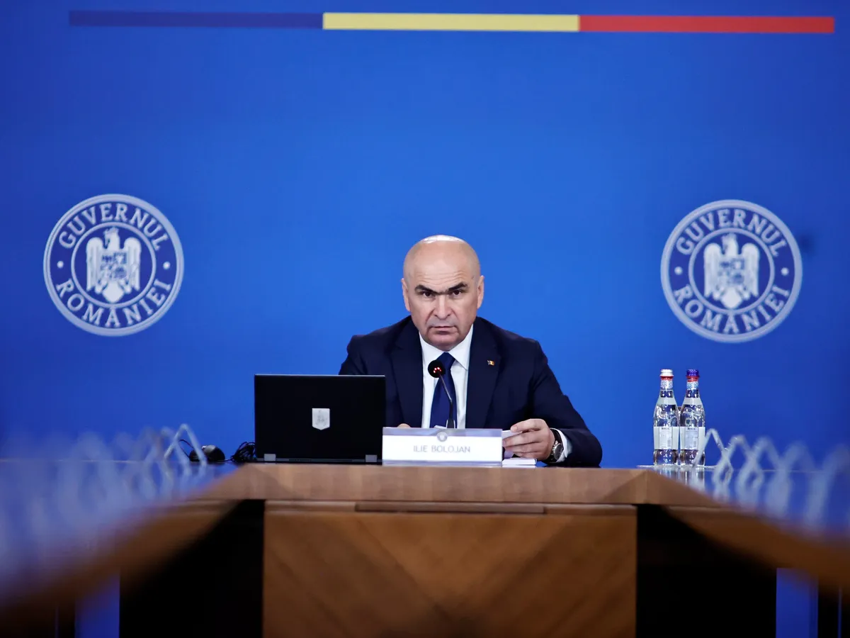 Premierul interimar Ilie Bolojan - Foto: Gov.ro