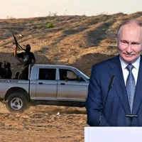 Teroriștii Hamas care ucid oameni nevinovați în Israel, îi mulțumesc lui Putin pentru susțiere - Foto: Profimedia images
