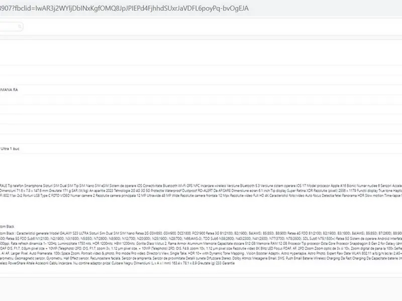Autoritatea Aeronautică, unde e șef fratele lui Marian Neacșu, cumpără iPhone 15 de 1.150 €/buc. - Foto: captură ecran