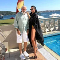 Ilie Năstase, la 80 de ani, și femeia vieții lui - Foto: Facebook / Ilie Năstase