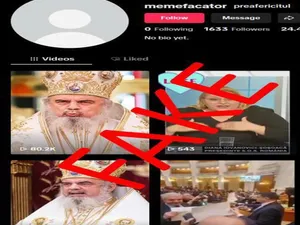 MAI a identificat un cont pe TikTok cu scopul de a discredita un candidat la alegerile prezidenţiale Foto: Poliția Română