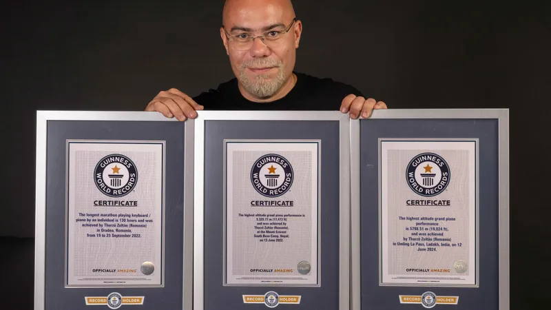 Un pianist român deține cele mai multe recorduri Guinness. Și se antrenează pentru unul nou - Foto: thurzozoltan.com