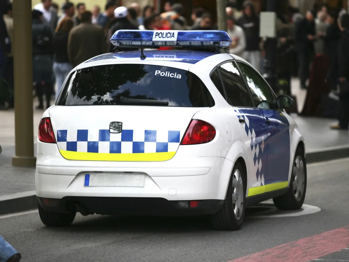 Mașină de Poliție în Spania - Foto: Profimedia Images (rol ilustrativ)