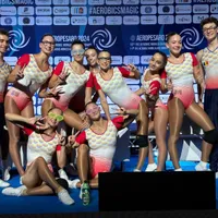 Mondialele de gimnastică aerobică pentru juniori: Încă 5 calificări în finale pentru România! - Foto: Facebook/Federația Română de Gimnastică