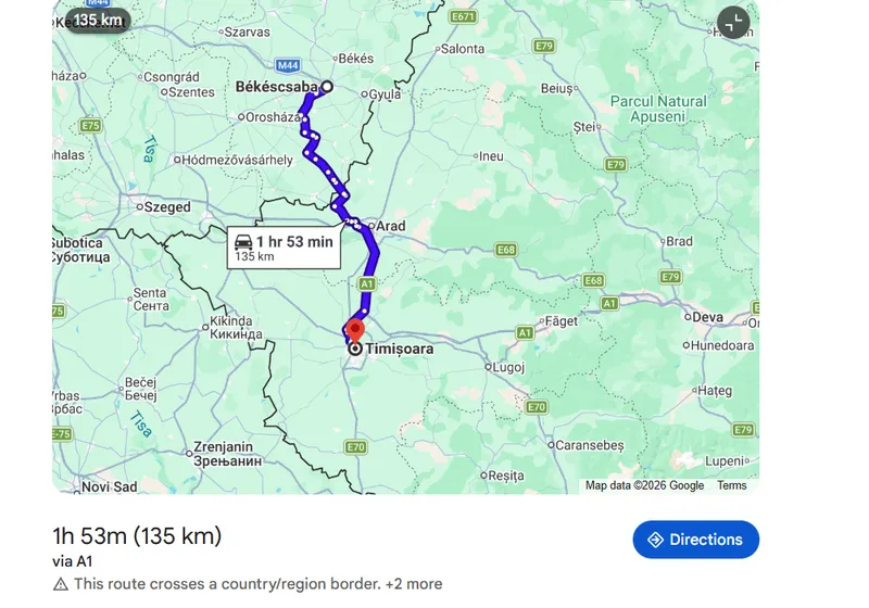 Posibil traseul al autostrăzii - Foto: google