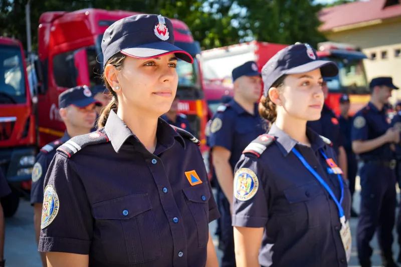 Pompieri rom&acirc;ni pleacă &icirc;n Grecia - Foto: IGSU