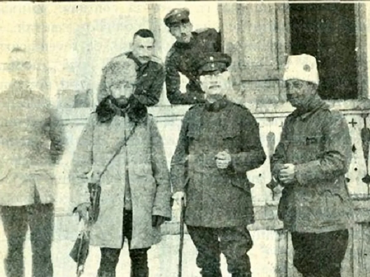 Colonelul Sturdza după dezertare