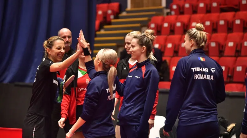 Sportivele calificate la turneul european - Foto: Federația Română de Tenis de Masă/Facebook