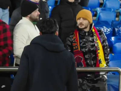 Imagini rușinoase după Basel - FCSB 3-1: Charalambous, înjurat de un suporter român! Ce a urmat