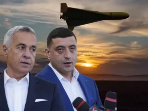Simion și Georgescu, care vor să ieșim din NATO, votați masiv în locurile unde cad dronele lui Putin - Foto: Colaj Newsweek