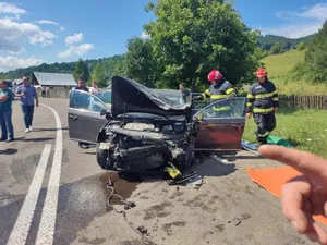 Accident grav în Bacău-Foto: ISU Bacău