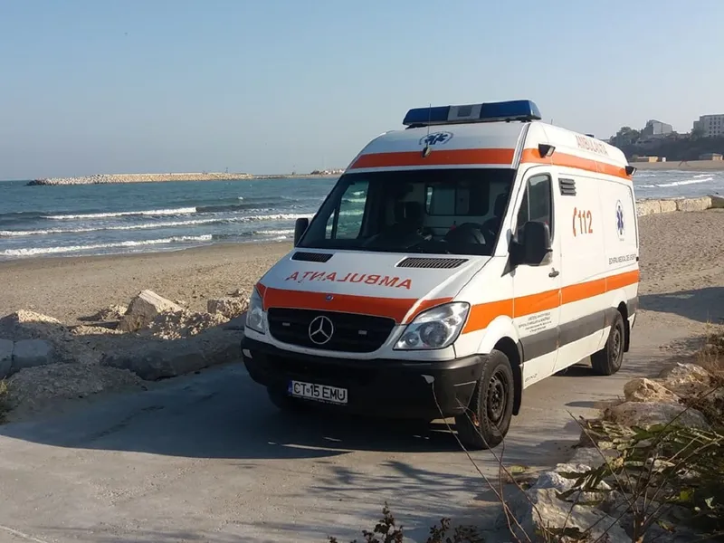 Un bărbat, la un pas de înec în lacul Techirghiol - Foto: Serviciul de Ambulanță Județean Constanța (cu rol ilustrativ)