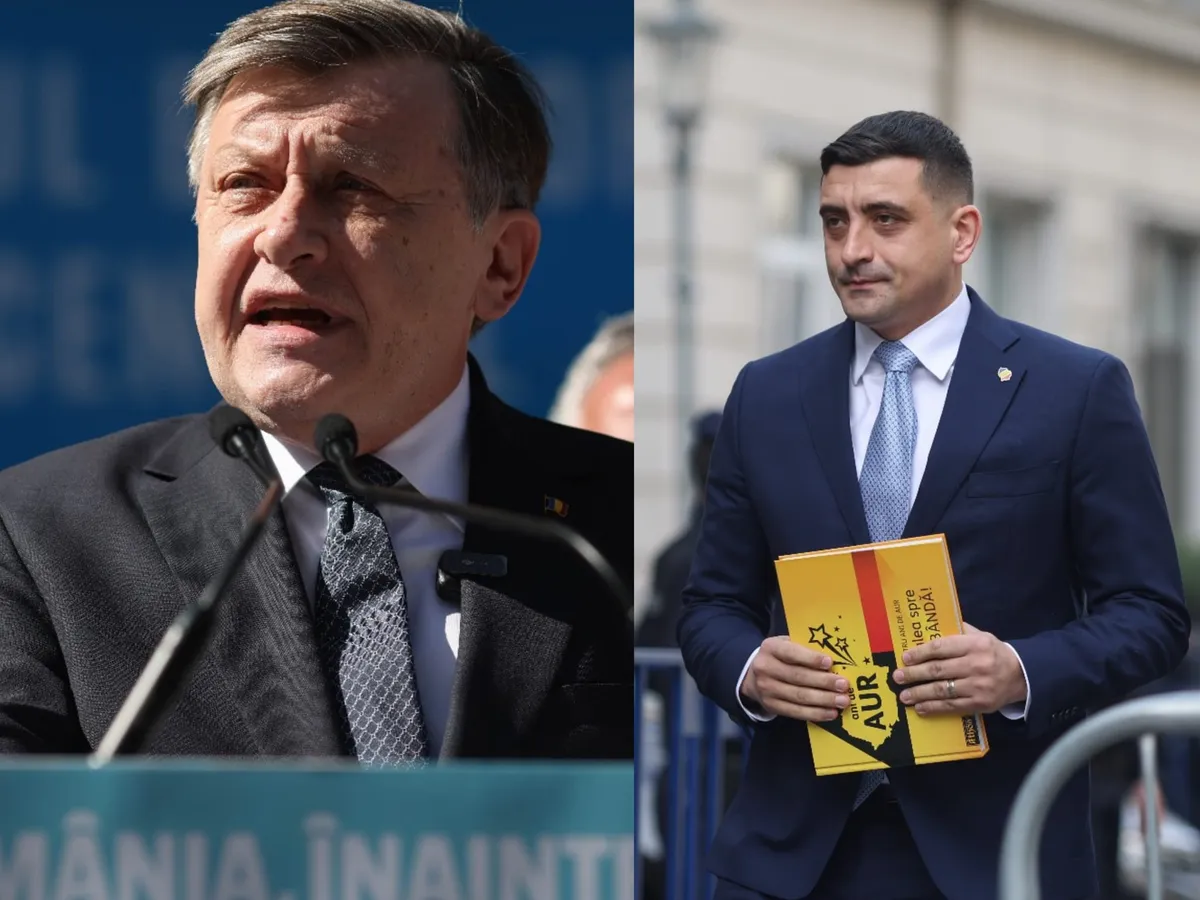 Crin Antonescu și george Simion - Foto: INQUAM PHOTOS / Călin George