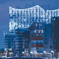 Clădirea filarmonicii Elba din Hamburg