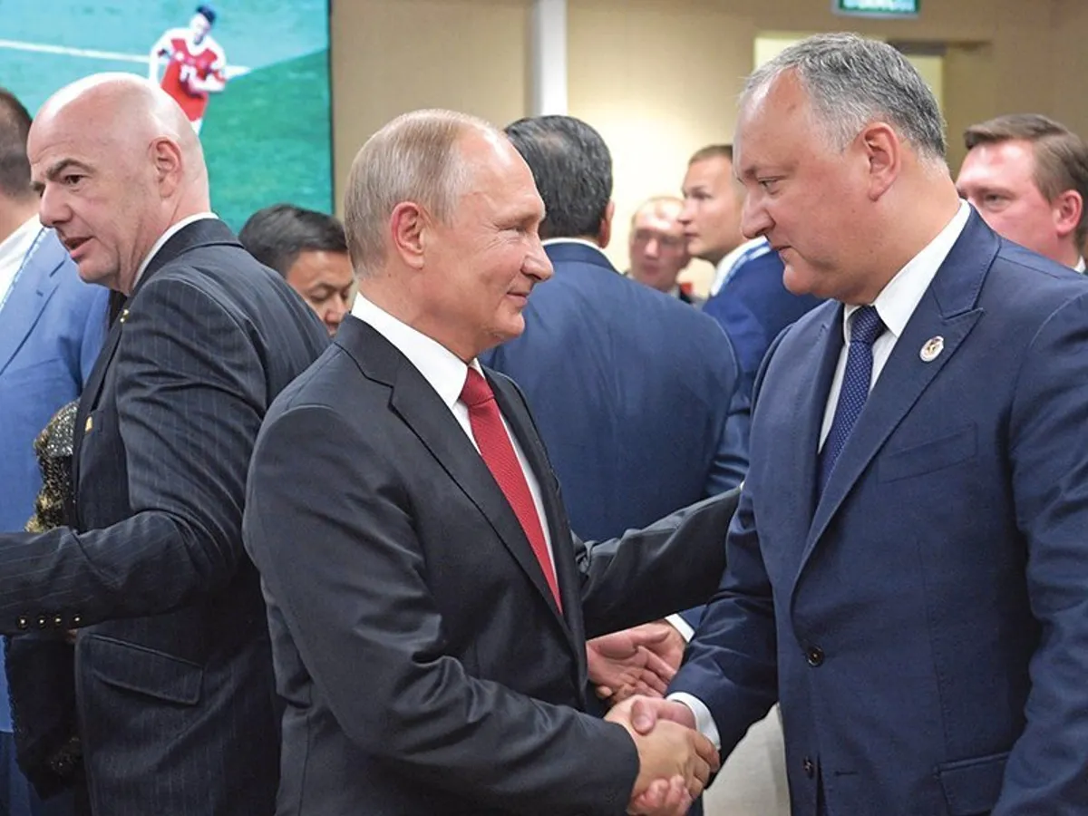 Igor Dodon cu Vladimir Putin - Foto: Gettyimages