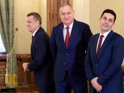 Trei grei ai declaraţiilor de presă din PSD: Sorin Grindeanu, Marian Neacşu şi Claudiu Manda - Foto: Profimedia Images