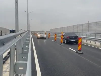 Pasajul DN3-A0 - Foto: captură video