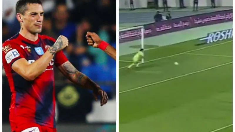 Nicușor Stanciu a înscris un supergol contra echipei lui Neymar. N-au știut ce i-a lovit - Foto: Captură X/ Al Hilal Byat