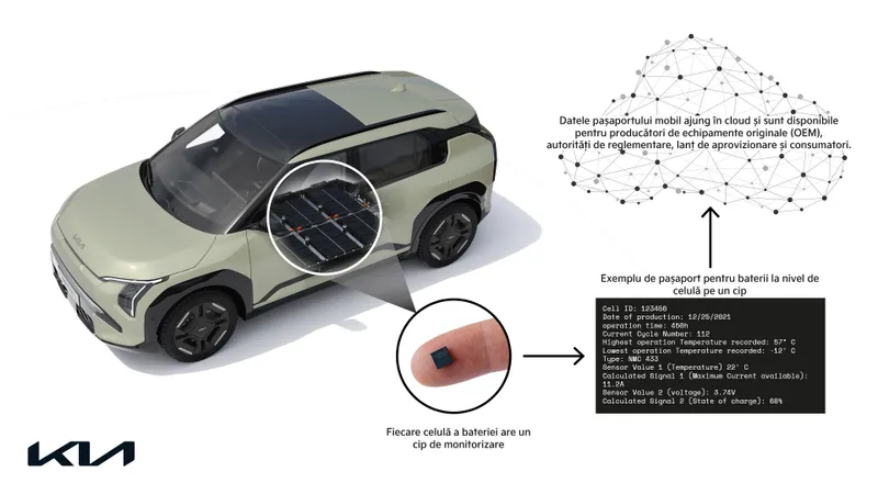 Kia avansează inițiativa pașaportului pentru baterii înainte de reglementarea europeană - Foto: Kia