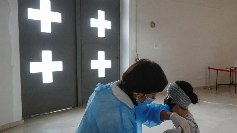 Catedrala greco-catolică din Kiev, centru de vaccinare/foto: scmp