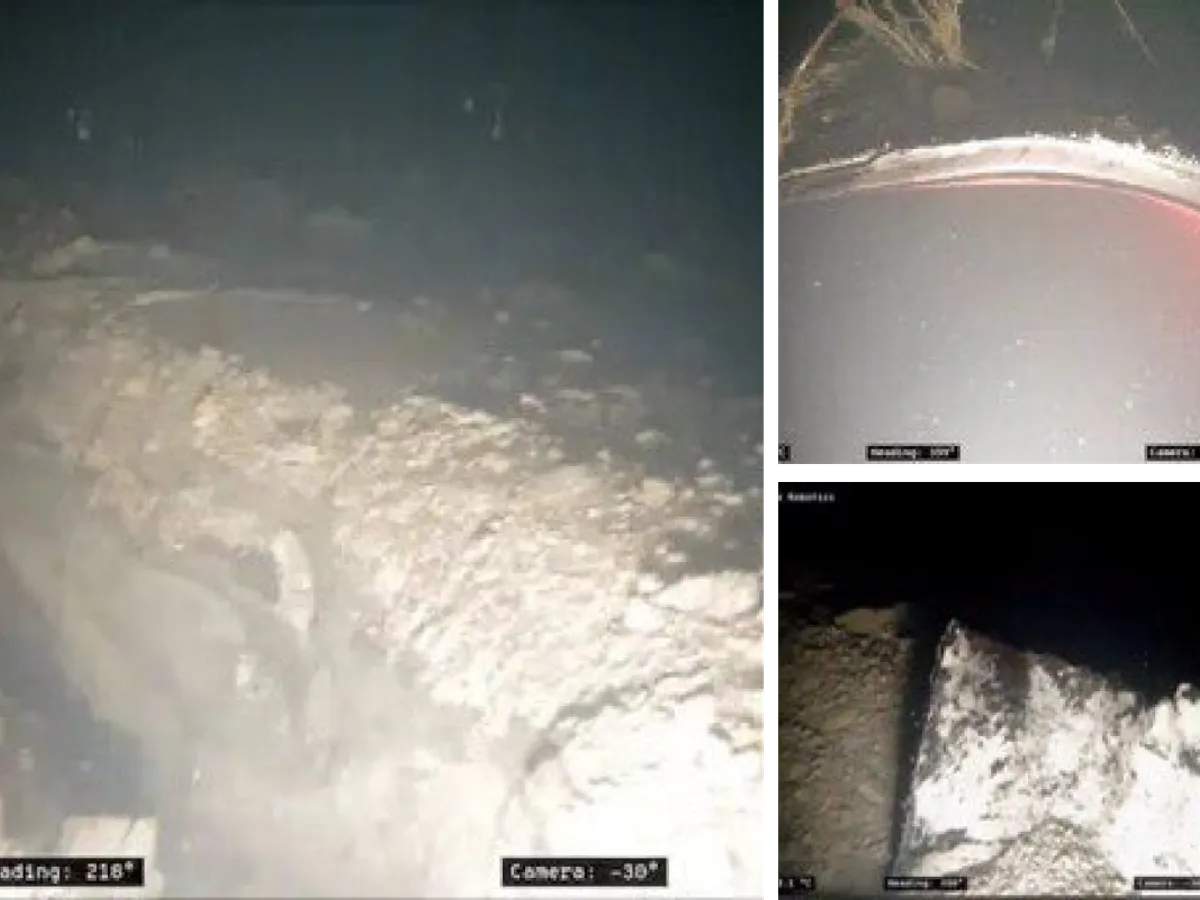 Avariile de la Nord Stream, cauzate de "explozii puternice", spune Poliția daneză - FOTO: Twitter/Captura video