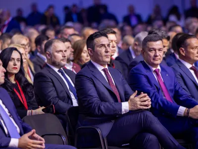 Claudiu Manda alături de liderii PSD la congres - Foto: Facebook