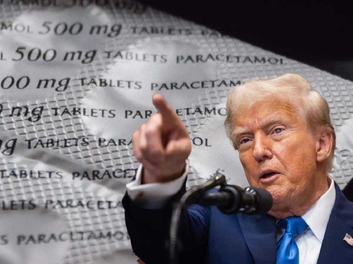 Donald Trump a afirmat că paracetamolul provoacă autism - Foto: Profimedia Images /colaj Newsweek