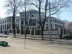 Ambasada Rusiei la Chişinău, 28 de antene - Foto: Wikimedia/Justin Forest/CC BY 2.0