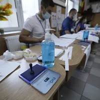 La alegerile locale au fost respectate cu strictețe măsurile de prevenție Foto: INQUAM Photos/ George Călin