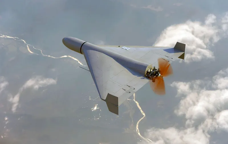 Dronă Shahed 136, folosită &icirc;n atacul asupra bazei RAF din Cipru - Foto: Profimedia Images (imagine cu rol ilustrativ)