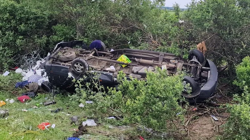 Un român a murit și alți 3 au fost răniți pe autostrada M3 din Ungaria - Foto: presasm.ro