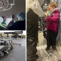 FOTO Șansă la viață într-o benzinărie conectată la generator. Drama teribilă a unei familii din Kiev - FOTO: Profimedia