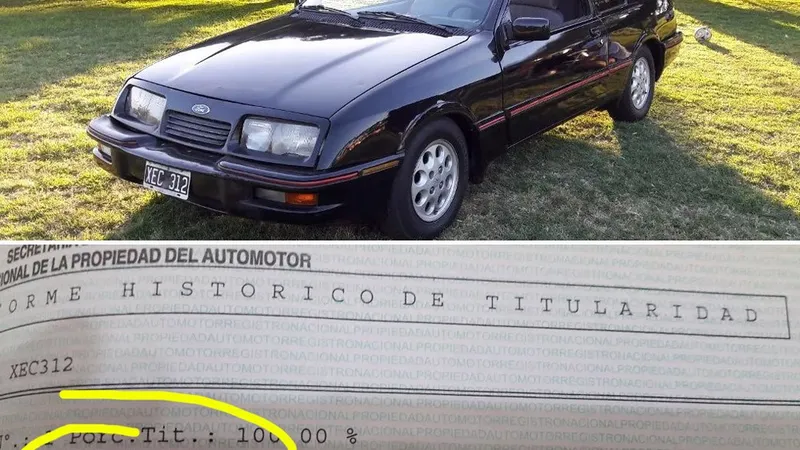 Ford Sierra XR4 / Foto: nuestracordoba.com.ar