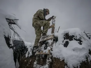 Iarnă cumplită pe frontul din Ucraina - Foto: Profimedia Images