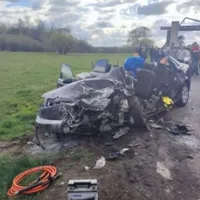 Accident teribil, pe DN 1, între Brașov și Sibiu. O șoferiță de 53 de ani și un tânăr au murit. / Foto: Info Trafic 24, Facebook