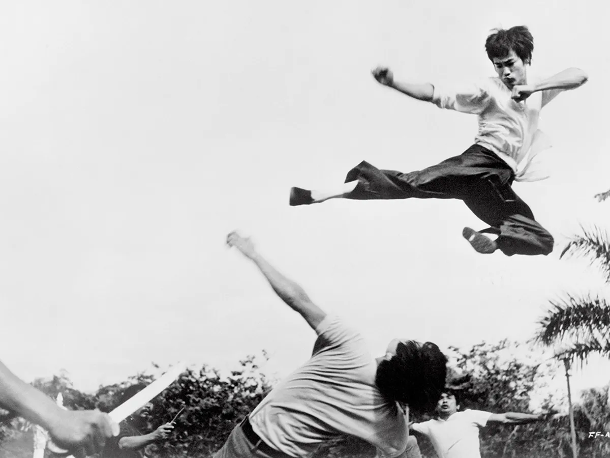 Bruce Lee în „Pumnul de Fier“din 1971