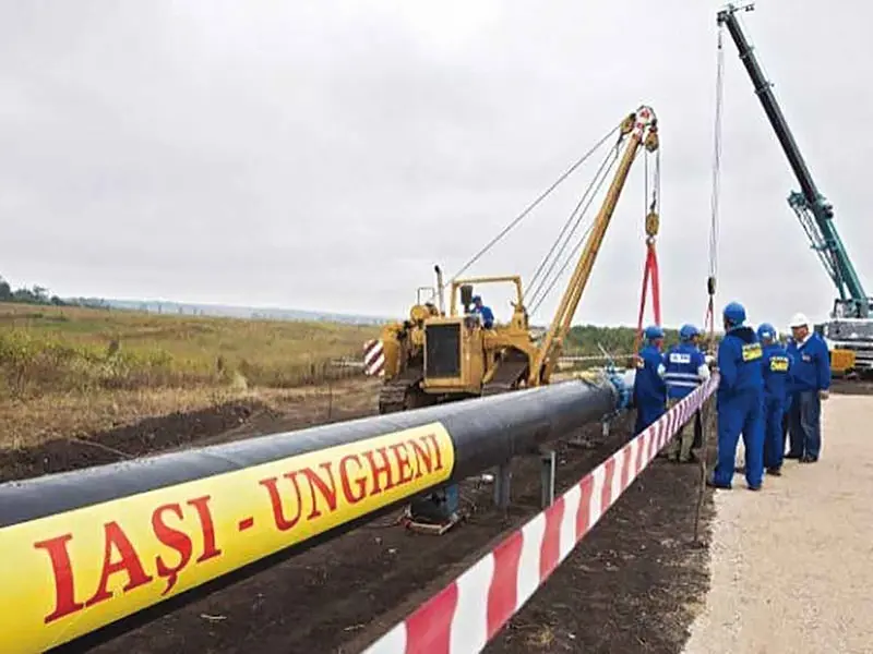 Gazoductul Iași-Ungheni trebuie să scape Moldova de dependența de Rusia