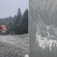 În ce oraș din țară s-a întors iarna? Turiștii s-au trezit cu ninsori și temperaturi scăzute Foto: captura video Antena3