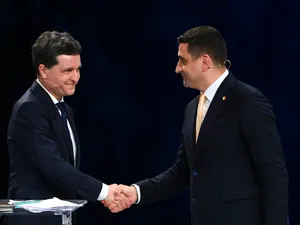Nicușor Dan și George Simion, dezbatere la România TV. Cei doi au confirmat prezența - Foto: Inquam Photos / Alex Nicodim  (rol ilustrativ)