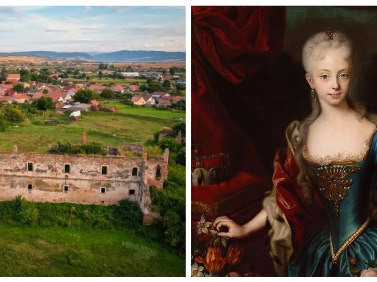 Ruinele Castelului Martinuzzi din Alba și Maria Tereza, imagine cu caracter ilustrativ - Foto: Facebook/ Județul Alba/ Colaj