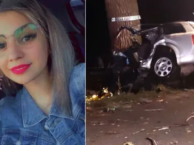 Alina și mașina fostului ei iubit - Foto: impactnews.ro