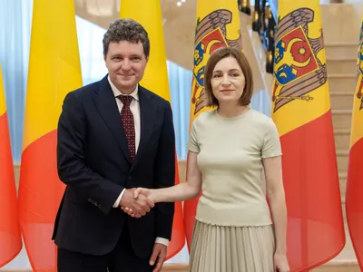 Nicușor Dan și Maia Sandu Foto: Administrația Prezidențială