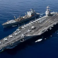 Cel mai mare portavion din lume, trimis în Mediterana după atacul asupra Israelului, revine în SUA - Foto: Profimedia images