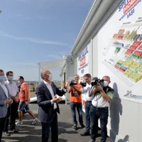 Firmele lui Maricel Popa (PSD) cârpesc spitalul mobil COVID, dezastrul de 14 mil. euro de la Iași/FOTO: dezvaluirea.ro
