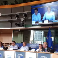 Dacian Cioloș la procedura de alegere a Președintelui grupului Renew Europe/ Foto: Cristian Ghinea Facebook